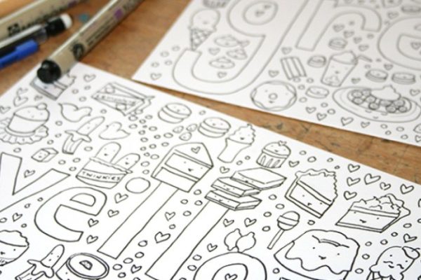 How to create a coloring book