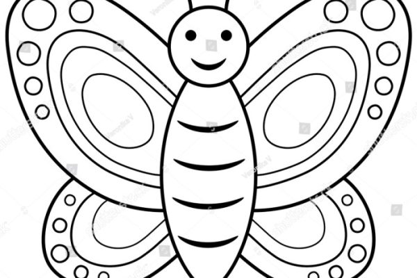 Butterfly coloring book printable